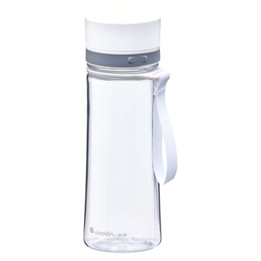 Aladdin Aveo Water Bottle, Clear and White, 350ml