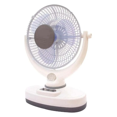 UltraTec Tornado AC/DC 2-Speed Oscillating Fan with LED Emergency Light