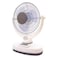 UltraTec Tornado AC/DC 2-Speed Oscillating Fan with LED Emergency Light