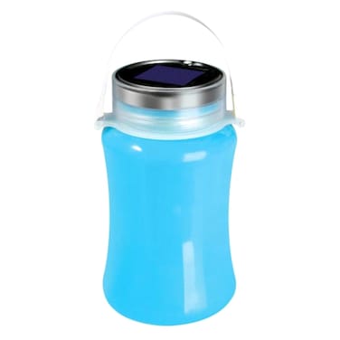 UltraTec SLS Silicone LED Solar Waterproof Lantern, Blue