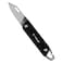 True Utility Modern Keychain Pocket Knife, Black