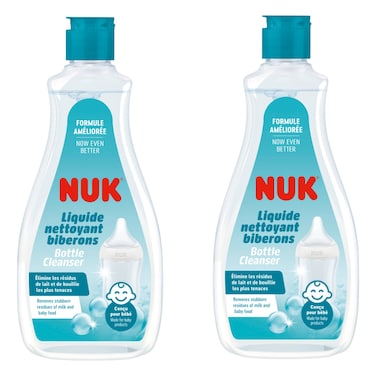 Nuk Baby Feeding Bottle Cleanser SNK795P, 500ml 2 PCS