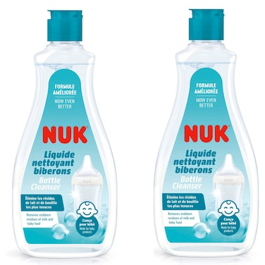 NUK Bottle Cleanser for Baby Bottles and Feeding Accessories, Pack of 2