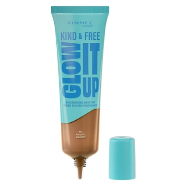 Rimmel London Kind &amp; Free Glow it up Moisturising Skin Tint, 501 Noisette