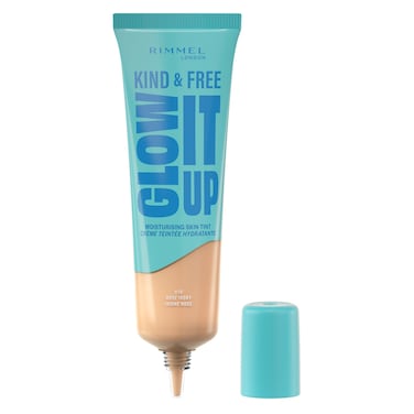Rimmel London Kind &amp; Free Glow it up Moisturising Skin Tint, 010 Rose Ivory