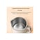 Electric Kettle with Stainless Steel Inner Pot, Heat Insulation, Detachable Base, White