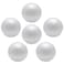 CRAFT MAGIC 4 Inch/10cm Foam Balls for Crafts - 6 Pack Round White Polystyrene Spheres for DIY Projects, Ornaments, School Modeling, Drawing