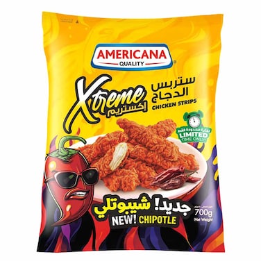 Americana Xtreme Chipotle Strips, 700g