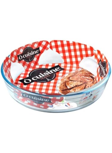 &Ocirc;Cuisine&reg; 2.1L Round Cake Dish - Borosilicate Glass, Thermal Shock Resistant, Non-Porous (26x6 828BC00)