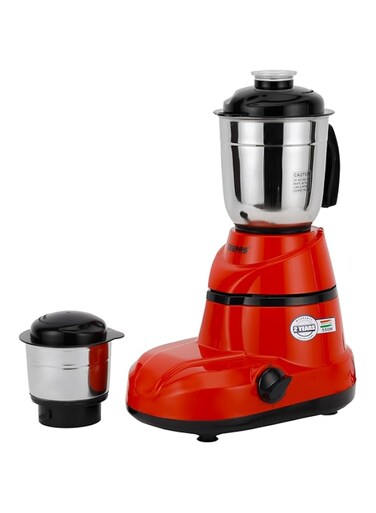 Geepas 2-IN-1 Mixer Grinder- GSB5456  550W Powerful Motor with Stainless Steel Jars and Blades, Unbreakable Polycarbonate Jar Caps  Ergonomic Design, Overload Protector  2 Jars with 3 Speed Control
