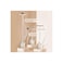 Professional Garment Steamer with Stand, 1.5L Water Tank, Adjustable Height, White