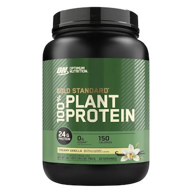 Optimum Nutrition Gold Standard Plant Based Protein Powder, Creamy Vanilla, 740g