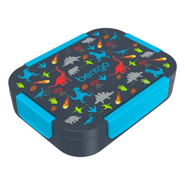 Bentgo Snap &amp; Go Dinosaur Printed Kids Slim Lunch Box