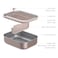 Bentgo Microsteel Lunch Box, Rose Gold