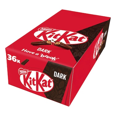 Nestle KitKat 2 Fingers Dark Chocolate, 17.7g Pack of 36