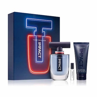 Tommy Hilfiger Impact For Men Set Edt 100ml + Edt 4ml + Hair &amp; Body Wash 100ml
