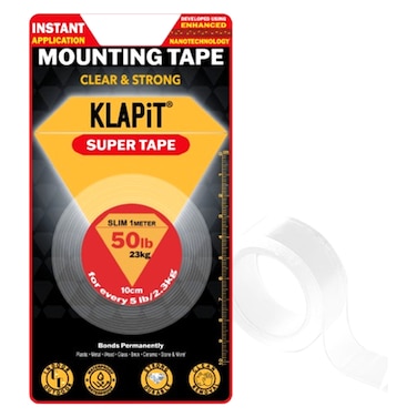 كلابيت شريط التثبيت الفائق، رفيع، 1 متر