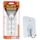 KLAPiT Super Hook, Clear, 4 PCS