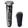 فيليبس i9000 ماكينة حلاقة كهربائية للاستخدام الجاف والمبلل مع تقنية سكين آي كيو X9002/05، باللون الرمادي الداكن