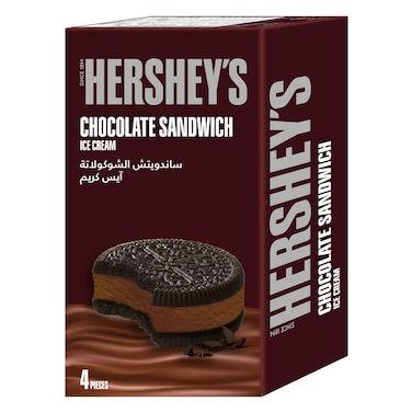 هيرشي آيس كريم ساندويتش بذوق الشوكولاته ، 360 غرام