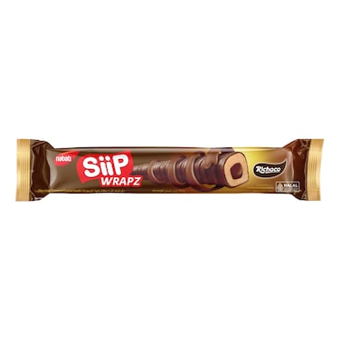 Siip Wrapz Richoco Chocolate Flavour Coated Snack, 14.5g