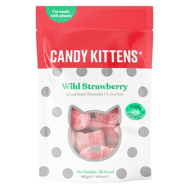 Candy Kittens Wild Strawberry Gourmet Sweets, 140g