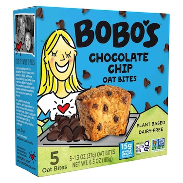 Bobo's Chocolate Chip Oat Bites, 37g Pack of 5