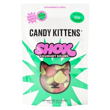 Candy Kittens Shox Gourmet Sours Sweets, 140g
