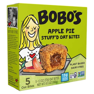 Bobo's Apple Pie Stuffed Oat Bites, 37g Pack of 5