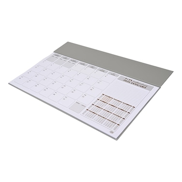 FIS PVC Cover 2026 Year Planner 3, Grey