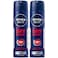 NIVEA MEN Dry Impact Antiperspirant Deodorant for Men 48h Protection Spray 150ml, Pack of 2