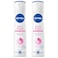 NIVEA Natural Radiance &amp; Smooth 72h Antiperspirant for Women, Spray 150ml, Pack of 2