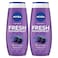 NIVEA Fresh Powerfruit Shower Gel, Body Wash, Blueberry Scent, 250ml, Pack of 2