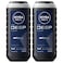 NIVEA MEN Deep Shower Gel 3in1, Body Wash Micro-Fine Clay &amp; Woody Scent, 250ml, Pack of 2