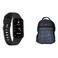 Swiss Military Rhine Smart Band Smartwatch with Backpack Bundle, Bluetooth, Black