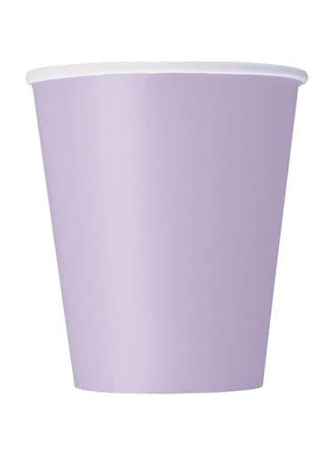 Unique Party Unique 9 oz Cups 8pc Lavender