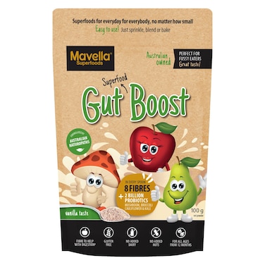 Mavella Superfoods Vanilla Taste Gut Boost Superfood, 100g