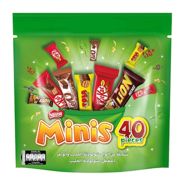Nestle Minis Mix Milk Chocolate Bars Bag, 495.5g
