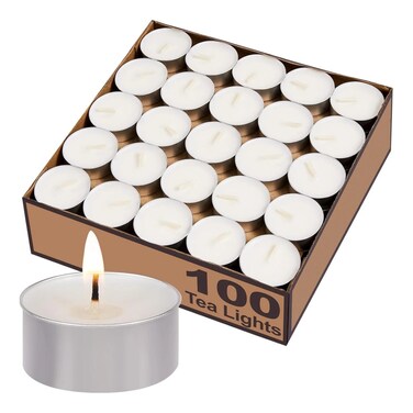 Tea Light Candles, Pack of 100