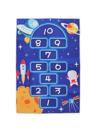 THE WHITE SHOP Hopscotch Rug for Kids Soft Kids Play Mat,Extra Large Hopscotch Kids Rug,Number Educational&amp;Fun Kids Area,Carpet Floor Mat for Children Nursery Bedroom Living Room,80X120