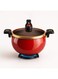 Premium 7L Enamel Micro-Pressure Cooking Pot &acirc;&euro;&ldquo; 26cm Non-Stick Large Saucepot for Soup &amp; Stew, Multi-Functional Casserole, Gas &amp; Induction Compatible (Red)