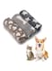 Aputue Puppy Dog Blankets, 3 Pack Warm Sleep Fluffy Fleece Pet Blankets with Cute Print Pattern, Flannel Soft Dog Blanket Washable, Pet Mat Throw Cover for Puppy and Cat, 76x52 cm