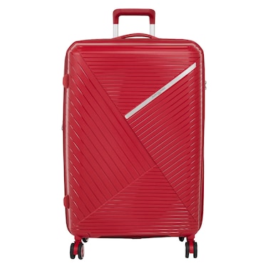 Austin Reed Hard Luggage Trolley, Wine Red, 28 inch