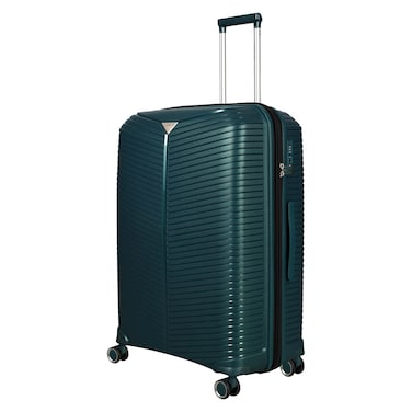 Cosmo Jet 8 Wheel Luggage Hard Trolley, Medium, Dark Green, 60cm