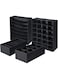 ELECDON 4 Pieces Underwear Drawer Organiser Foldable Draw Organisers Drawer Divider Draw Organizer Underwear drawer organisers for Socks Ties Bras and Handkerchief Back
