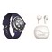 X.Cell Classic-6 Pro Smartwatch, Bluetooth, Blue with Classic Truly Wireless Bluetooth In-Ear Earbuds