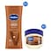 Vaseline Intensive Care Cocoa Radiant Body Lotion, 200ml + Cocoa Butter Petroleum Healing Jelly, 100ml