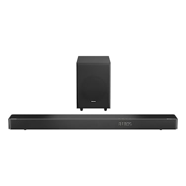 Hisense AX3120G, 3.1.2 Channel Bluetooth Soundbar with Subwoofer and Remote, Black