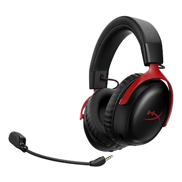 Hyperx Cloud III S Truly Wireless Bluetooth Over-Ear Gaming Headset, Red
