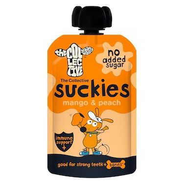 The Great Diary Collective Suckies No Added Sugar Mango and Peach Yoghurt Drink, 90g
